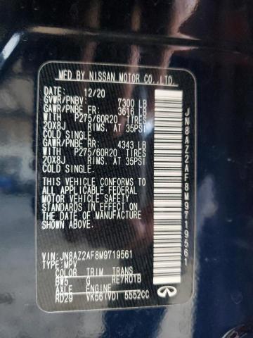 Photo 12 VIN: JN8AZ2AF8M9719561 - INFINITI QX80 LUXE 