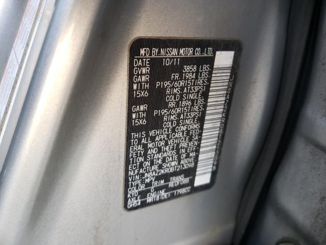 Photo 9 VIN: JN8AZ2KR0BT213098 - NISSAN CUBE BASE 