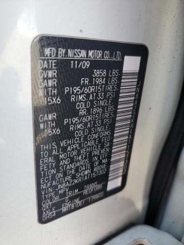 Photo 12 VIN: JN8AZ2KR1AT157302 - NISSAN CUBE BASE 