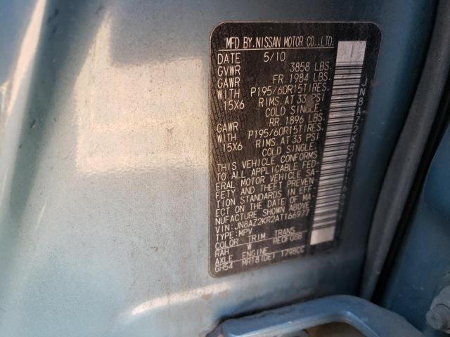 Photo 9 VIN: JN8AZ2KR2AT166977 - NISSAN CUBE BASE 