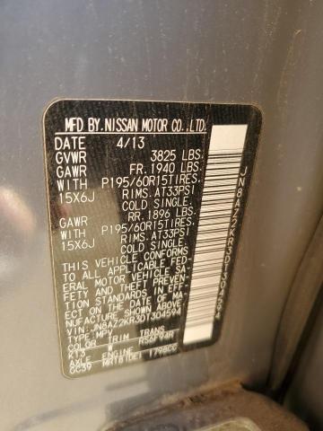 Photo 11 VIN: JN8AZ2KR3DT304594 - NISSAN CUBE S 