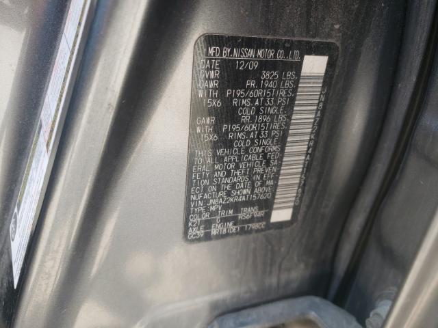 Photo 9 VIN: JN8AZ2KR4AT157620 - NISSAN CUBE BASE 