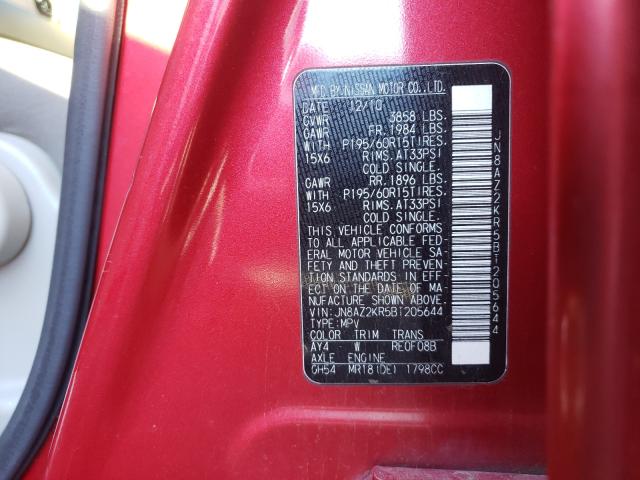 Photo 9 VIN: JN8AZ2KR5BT205644 - NISSAN CUBE 