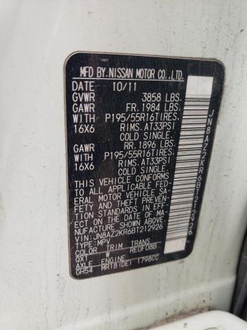 Photo 11 VIN: JN8AZ2KR6BT212926 - NISSAN CUBE 