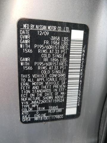 Photo 11 VIN: JN8AZ2KR7AT159524 - NISSAN CUBE BASE 