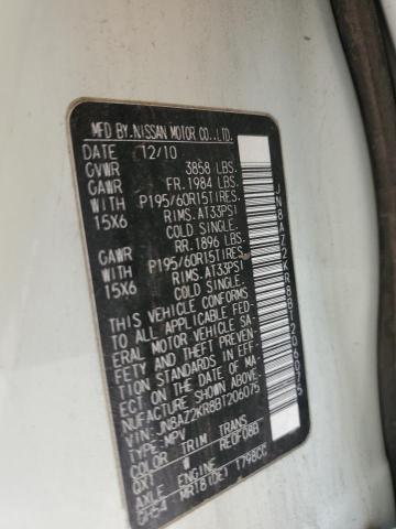 Photo 12 VIN: JN8AZ2KR8BT206075 - NISSAN CUBE BASE 