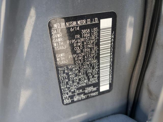 Photo 12 VIN: JN8AZ2KR8ET352805 - NISSAN CUBE 