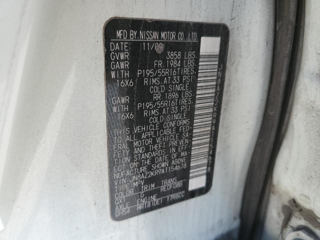 Photo 9 VIN: JN8AZ2KR9AT154678 - NISSAN CUBE BASE 