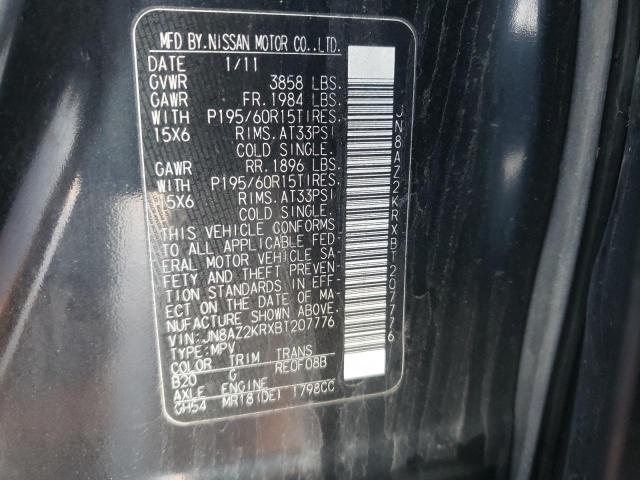 Photo 11 VIN: JN8AZ2KRXBT207776 - NISSAN CUBE BASE 