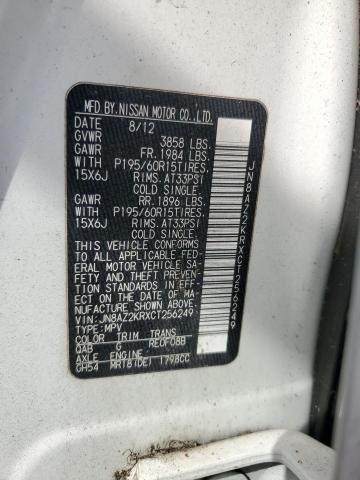 Photo 12 VIN: JN8AZ2KRXCT256249 - NISSAN CUBE BASE 