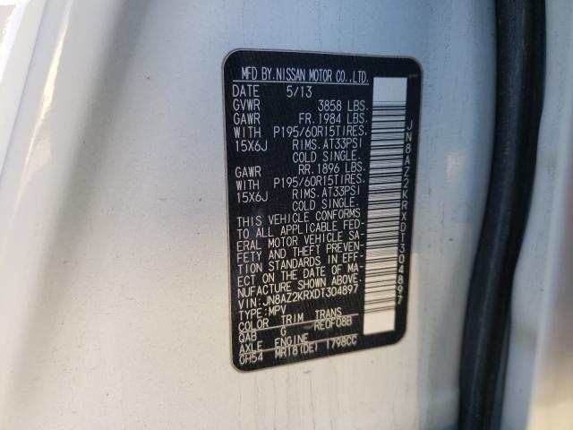 Photo 9 VIN: JN8AZ2KRXDT304897 - NISSAN CUBE S 