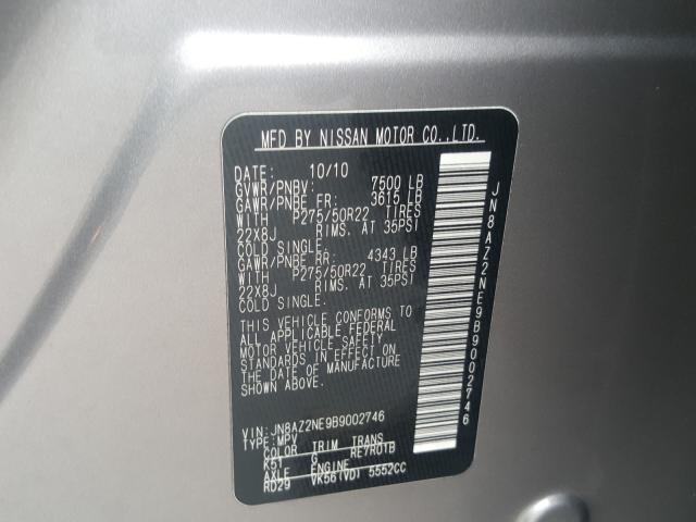 Photo 9 VIN: JN8AZ2NE9B9002746 - INFINITI QX56 