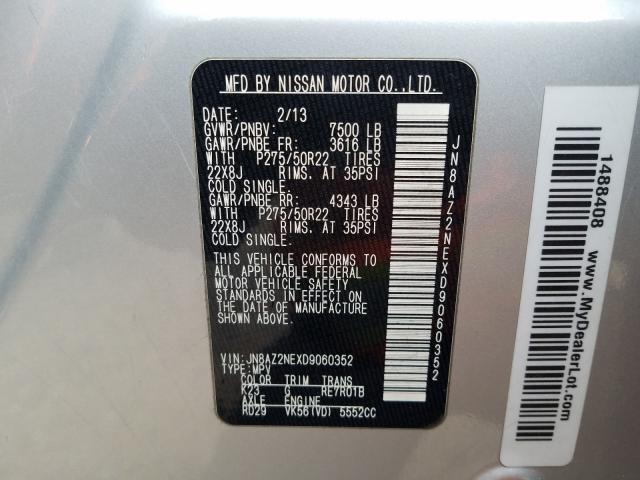 Photo 9 VIN: JN8AZ2NEXD9060352 - INFINITI QX56 