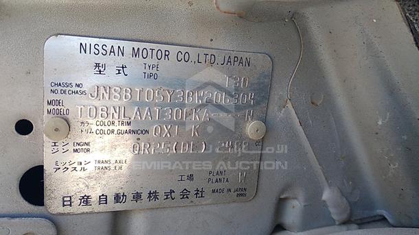 Photo 3 VIN: JN8BT05Y3BW206304 - NISSAN X 