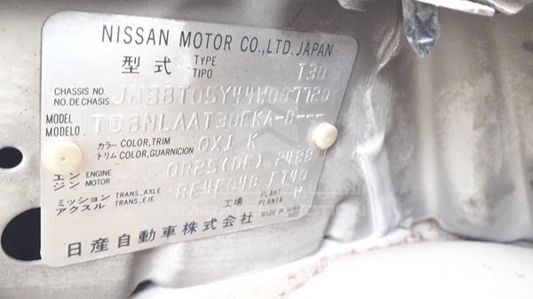 Photo 1 VIN: JN8BT05Y44W007720 - NISSAN X 