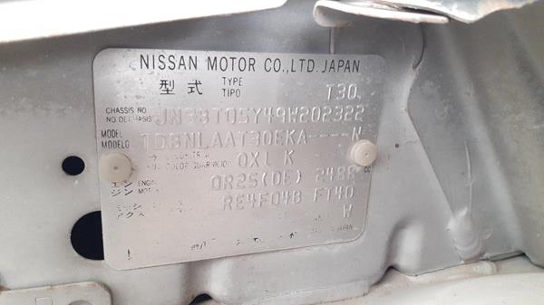 Photo 3 VIN: JN8BT05Y49W202322 - NISSAN X 