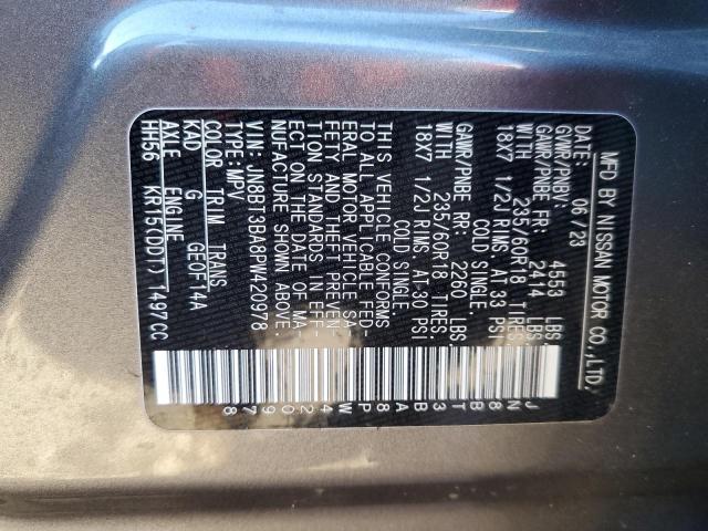 Photo 12 VIN: JN8BT3BA8PW420978 - NISSAN ROGUE 