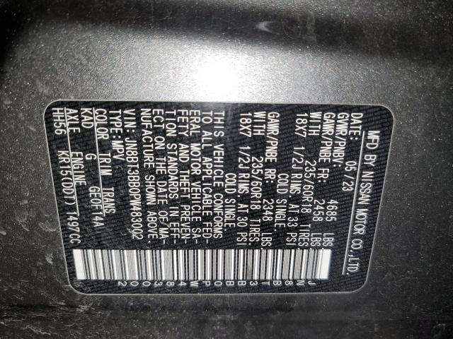 Photo 13 VIN: JN8BT3BB0PW483002 - NISSAN ROGUE SV 