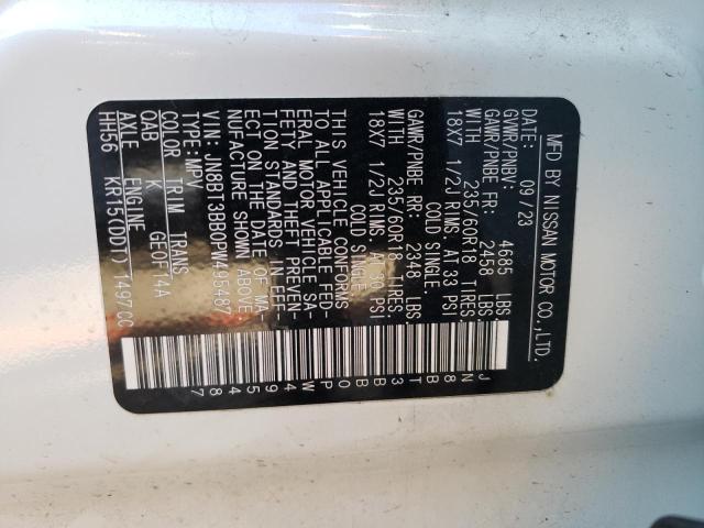 Photo 13 VIN: JN8BT3BB0PW495487 - NISSAN ROGUE SV 