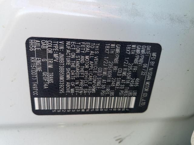 Photo 11 VIN: JN8BT3BB5NW339295 - NISSAN ROGUE 