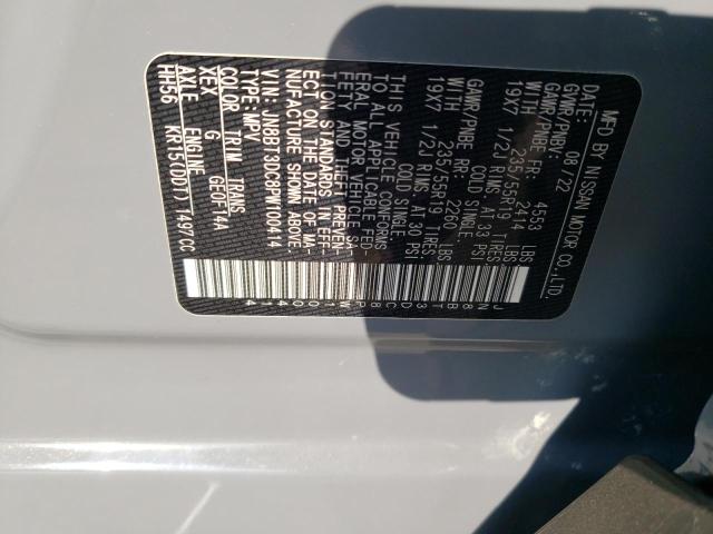 Photo 12 VIN: JN8BT3DC8PW100414 - NISSAN ROGUE PLAT 