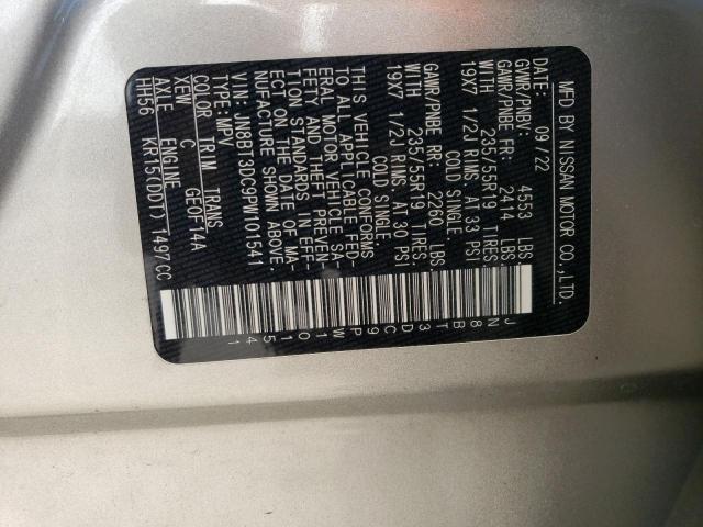 Photo 11 VIN: JN8BT3DC9PW101541 - NISSAN ROGUE PLAT 