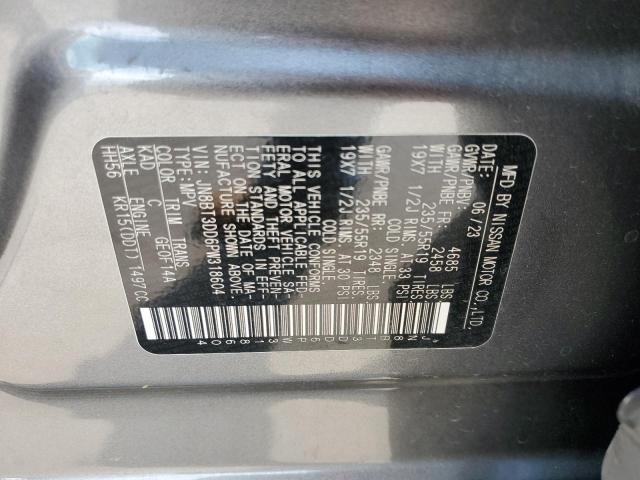 Photo 12 VIN: JN8BT3DD6PW318604 - NISSAN ROGUE PLAT 