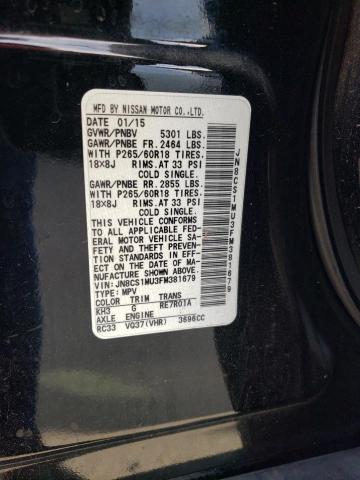 Photo 11 VIN: JN8CS1MU3FM381679 - INFINITI QX70 