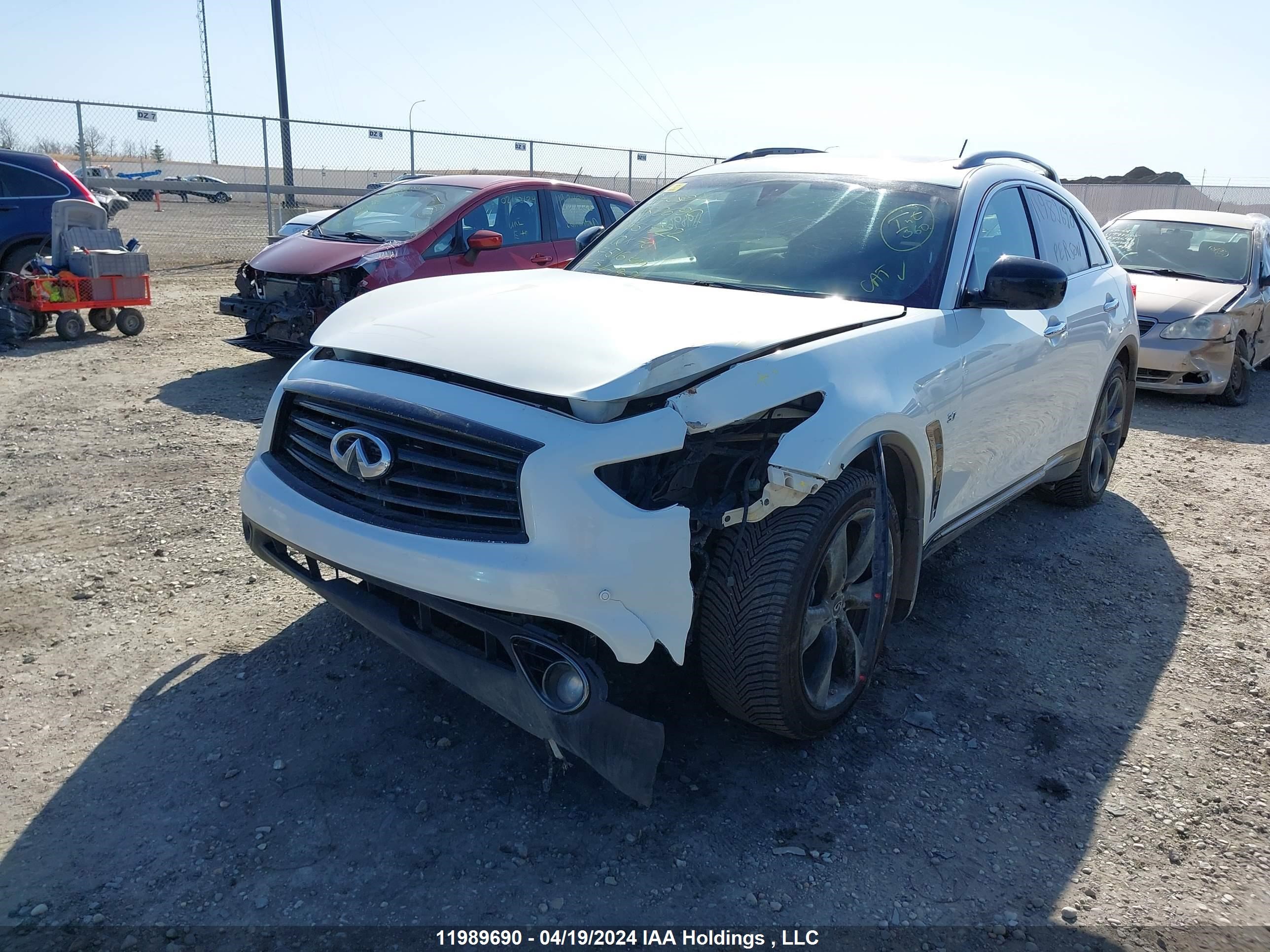 Photo 1 VIN: JN8CS1MW3GM751922 - INFINITI QX70 