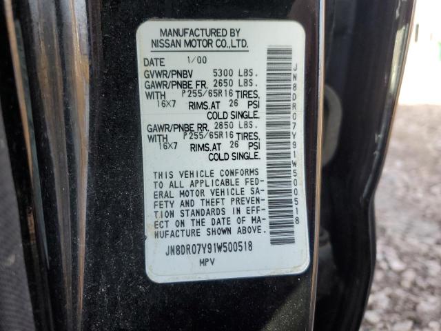 Photo 13 VIN: JN8DR07Y91W500518 - NISSAN PATHFINDER 