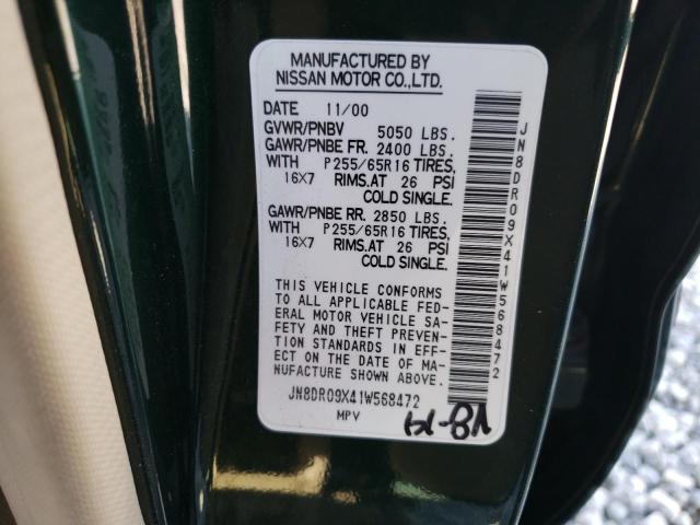 Photo 12 VIN: JN8DR09X41W568472 - NISSAN PATHFINDER 