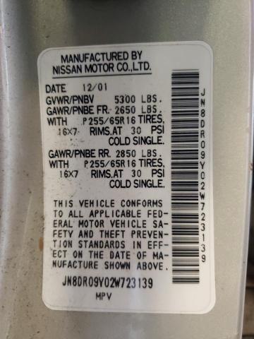 Photo 11 VIN: JN8DR09Y02W723139 - NISSAN PATHFINDER 