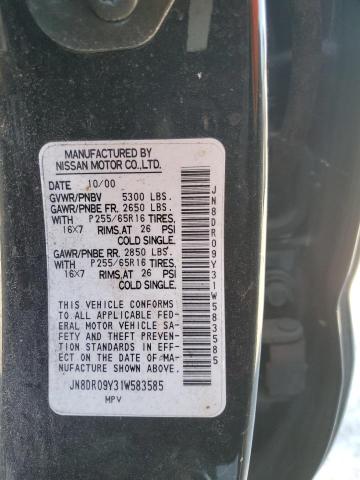 Photo 12 VIN: JN8DR09Y31W583585 - NISSAN PATHFINDER 