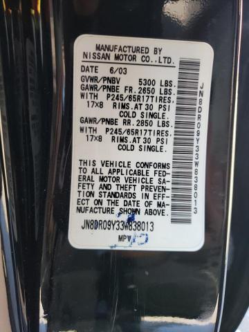 Photo 12 VIN: JN8DR09Y33W838013 - NISSAN PATHFINDER 