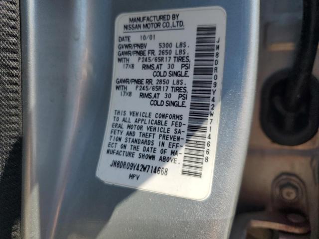 Photo 11 VIN: JN8DR09Y42W714668 - NISSAN PATHFINDER 