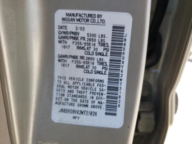 Photo 11 VIN: JN8DR09Y42W731826 - NISSAN PATHFINDER 