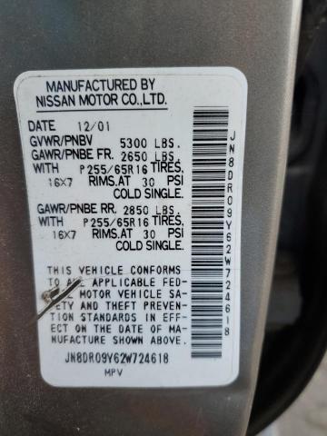 Photo 11 VIN: JN8DR09Y62W724618 - NISSAN PATHFINDER 