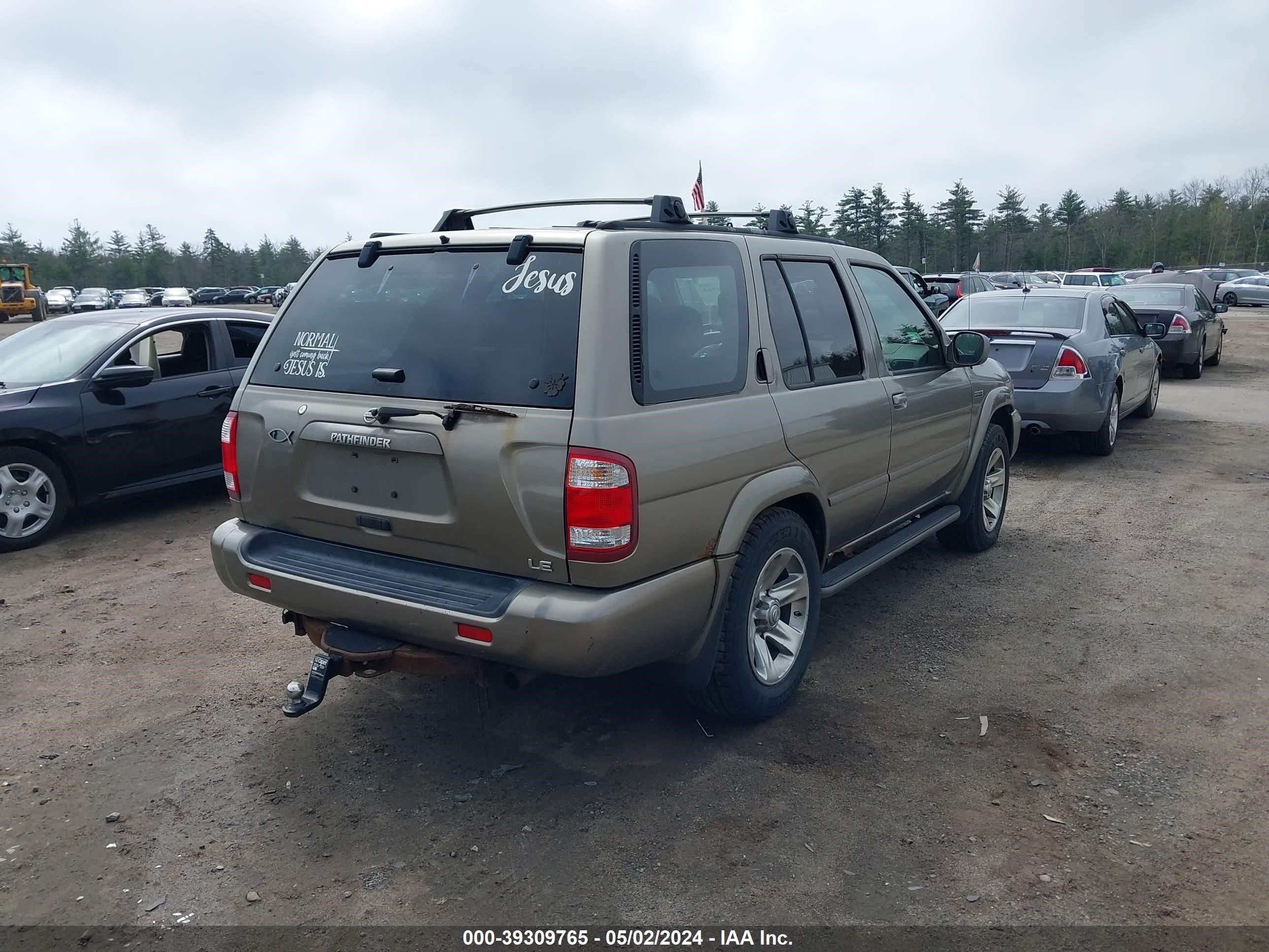 Photo 3 VIN: JN8DR09Y74W917332 - NISSAN PATHFINDER 