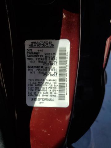 Photo 11 VIN: JN8DR09Y92W706324 - NISSAN PATHFINDER 