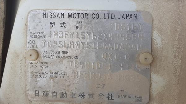 Photo 2 VIN: JN8FY15Y62X449589 - NISSAN PATROL 