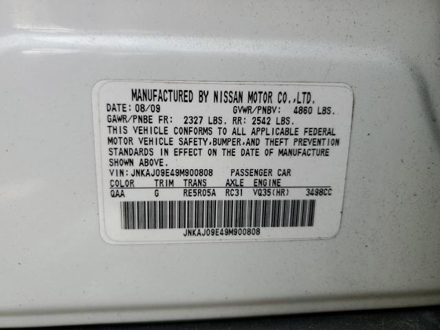 Photo 11 VIN: JNKAJ09E49M900808 - INFINITI EX35 