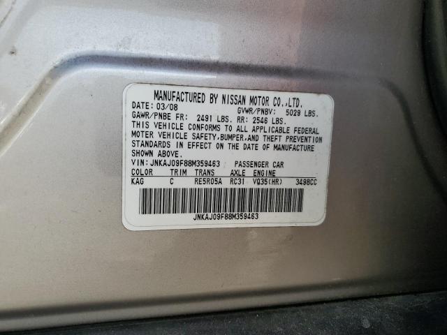 Photo 11 VIN: JNKAJ09F88M359463 - INFINITI EX35 BASE 