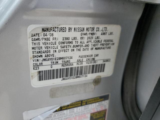 Photo 12 VIN: JNKAY01E28M607124 - INFINITI M35 BASE 