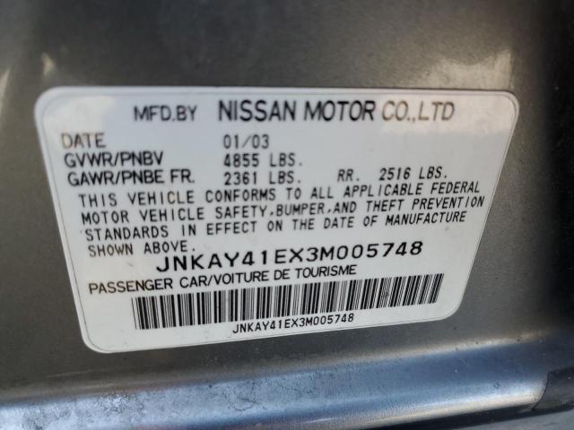 Photo 11 VIN: JNKAY41EX3M005748 - INFINITI M45 