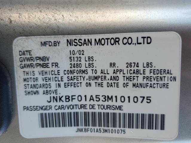 Photo 11 VIN: JNKBF01A53M101075 - INFINITI Q45 