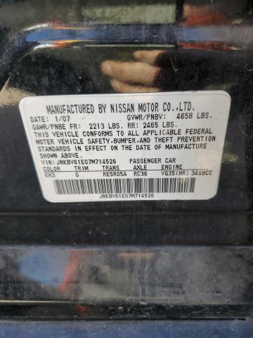 Photo 11 VIN: JNKBV61E07M714526 - INFINITI G35 