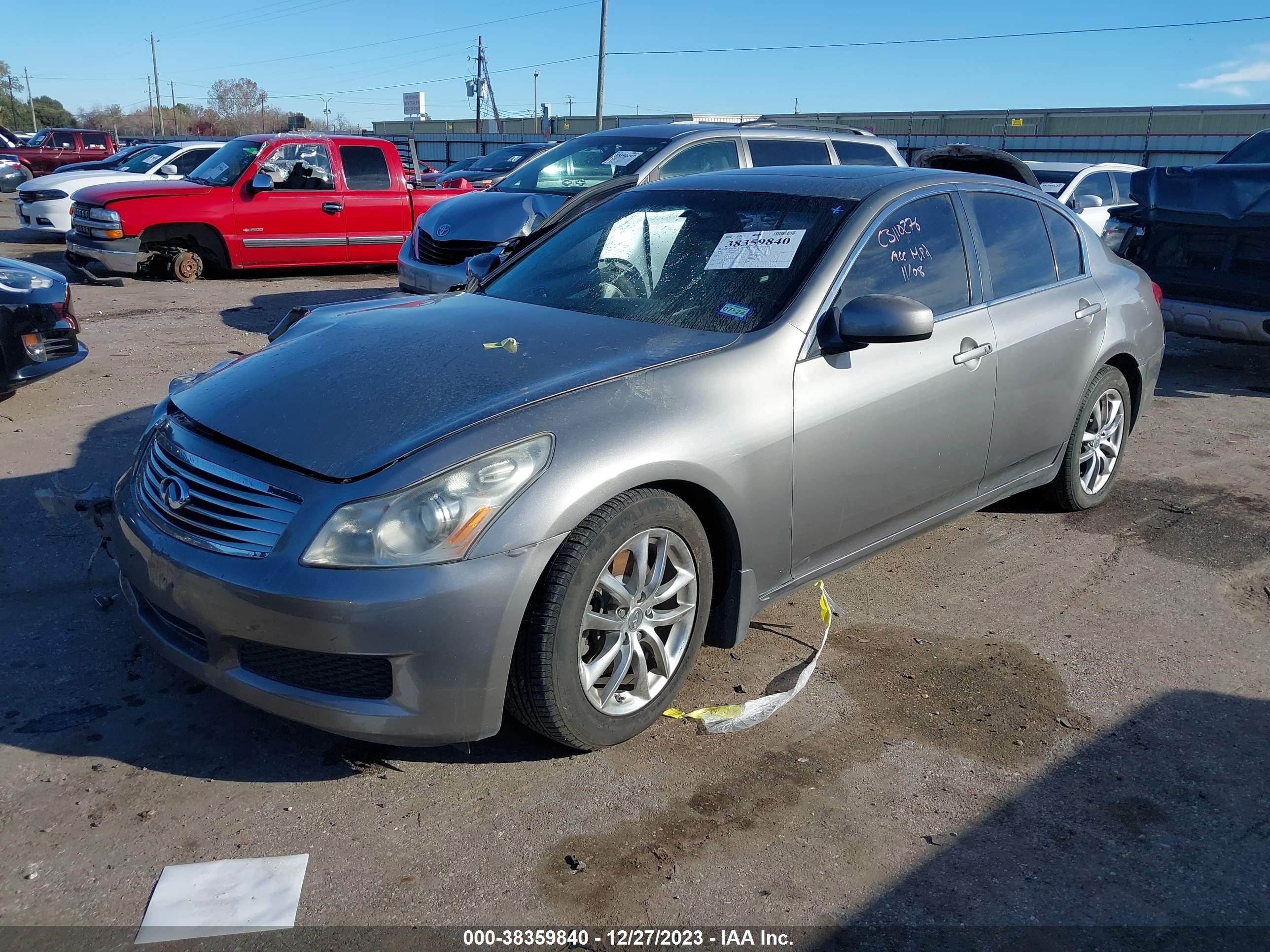 Photo 1 VIN: JNKBV61E08M209474 - INFINITI G 