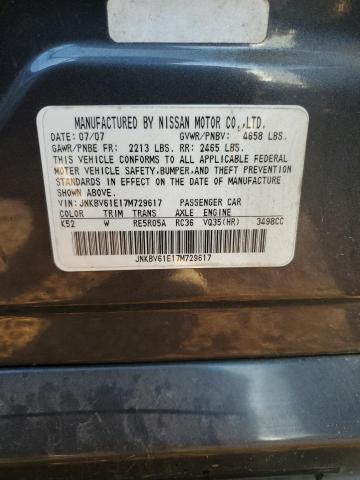 Photo 11 VIN: JNKBV61E17M729617 - INFINITI G35 