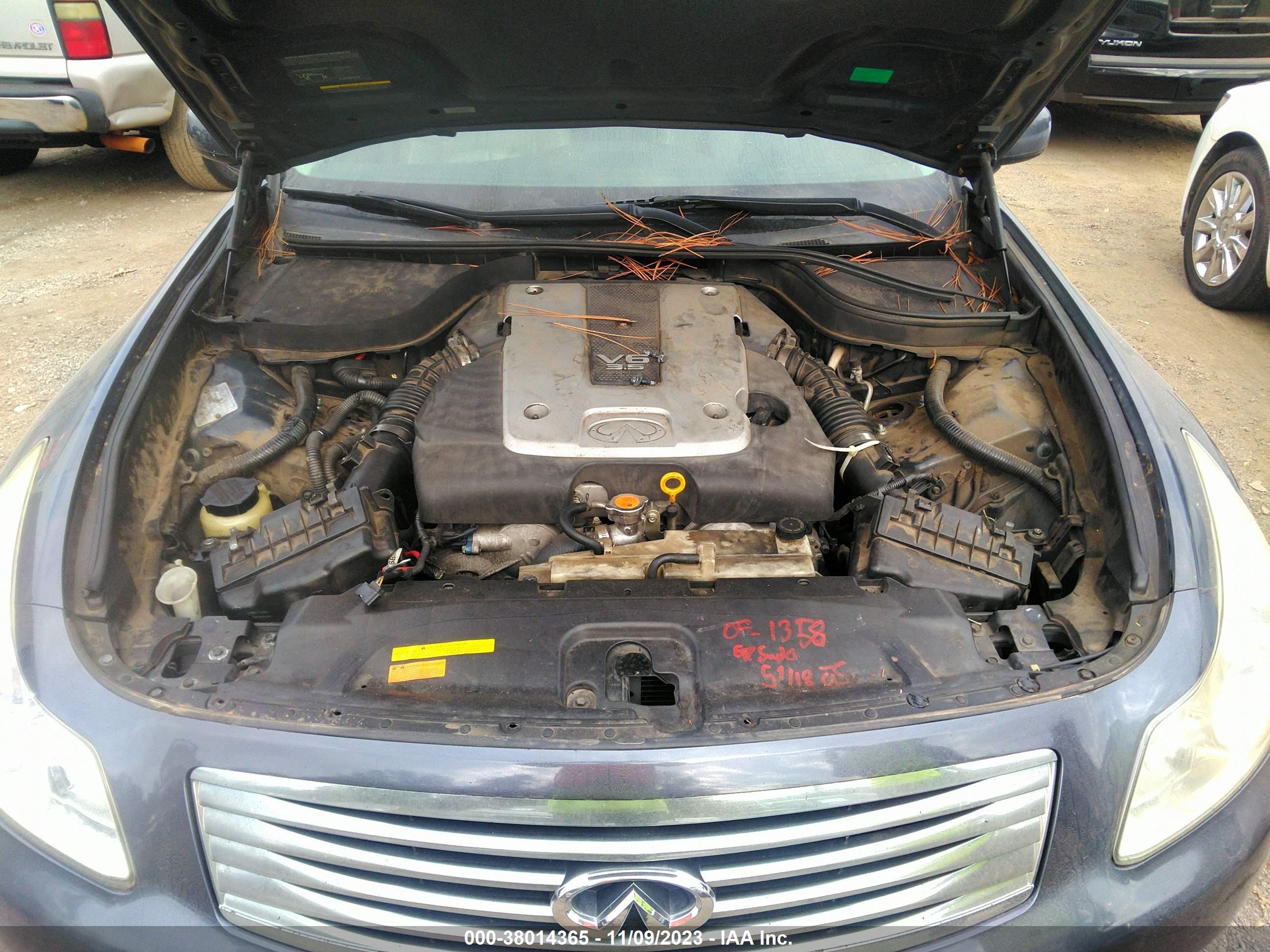 Photo 9 VIN: JNKBV61E18M219642 - INFINITI G 