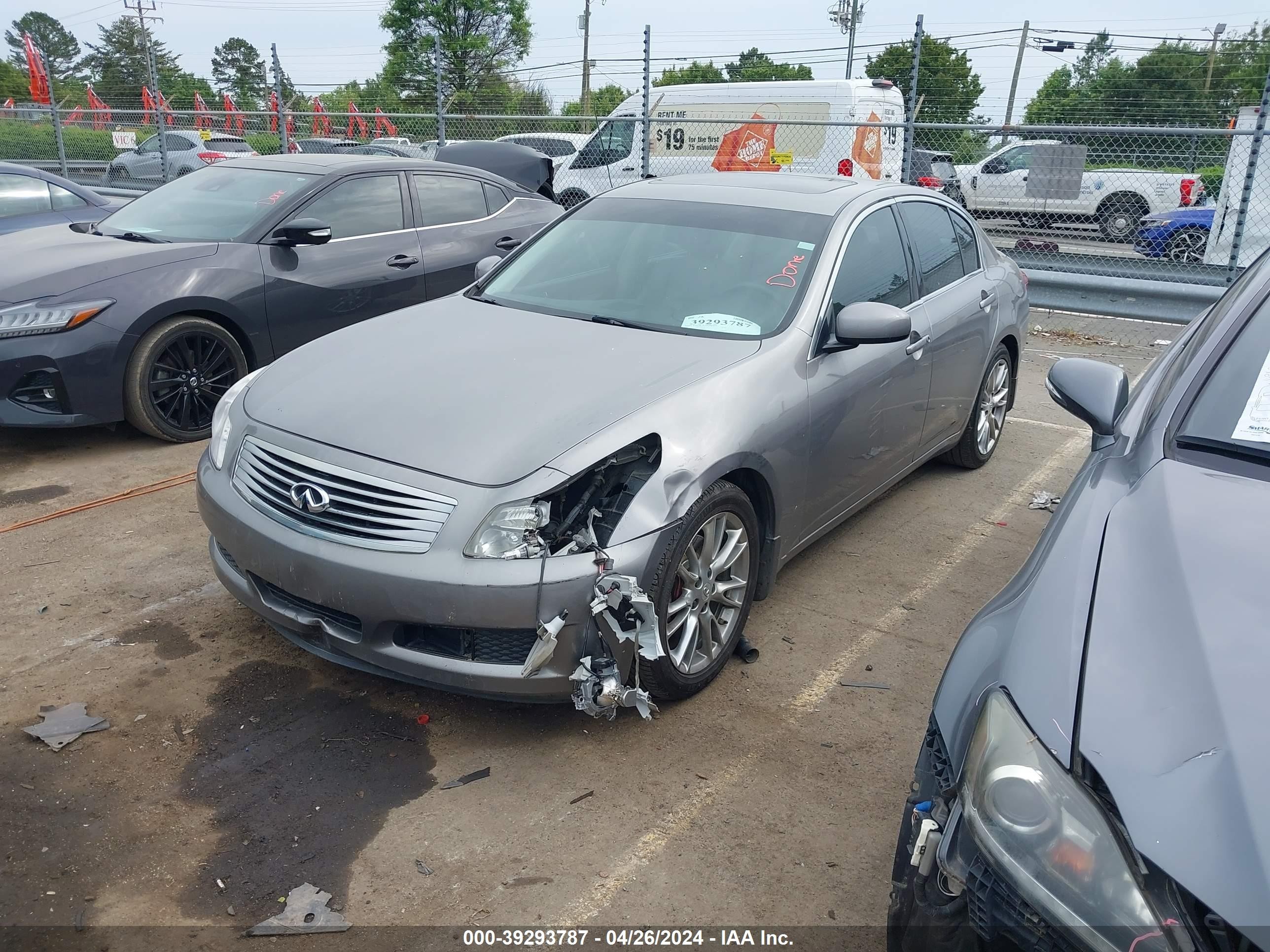 Photo 1 VIN: JNKBV61E27M711370 - INFINITI G 